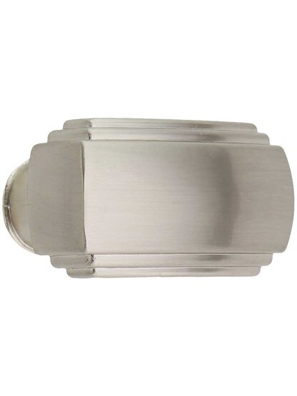Delgado Cabinet Knob - 1 9/16 inch x 13/16 inch in Satin Nickel.